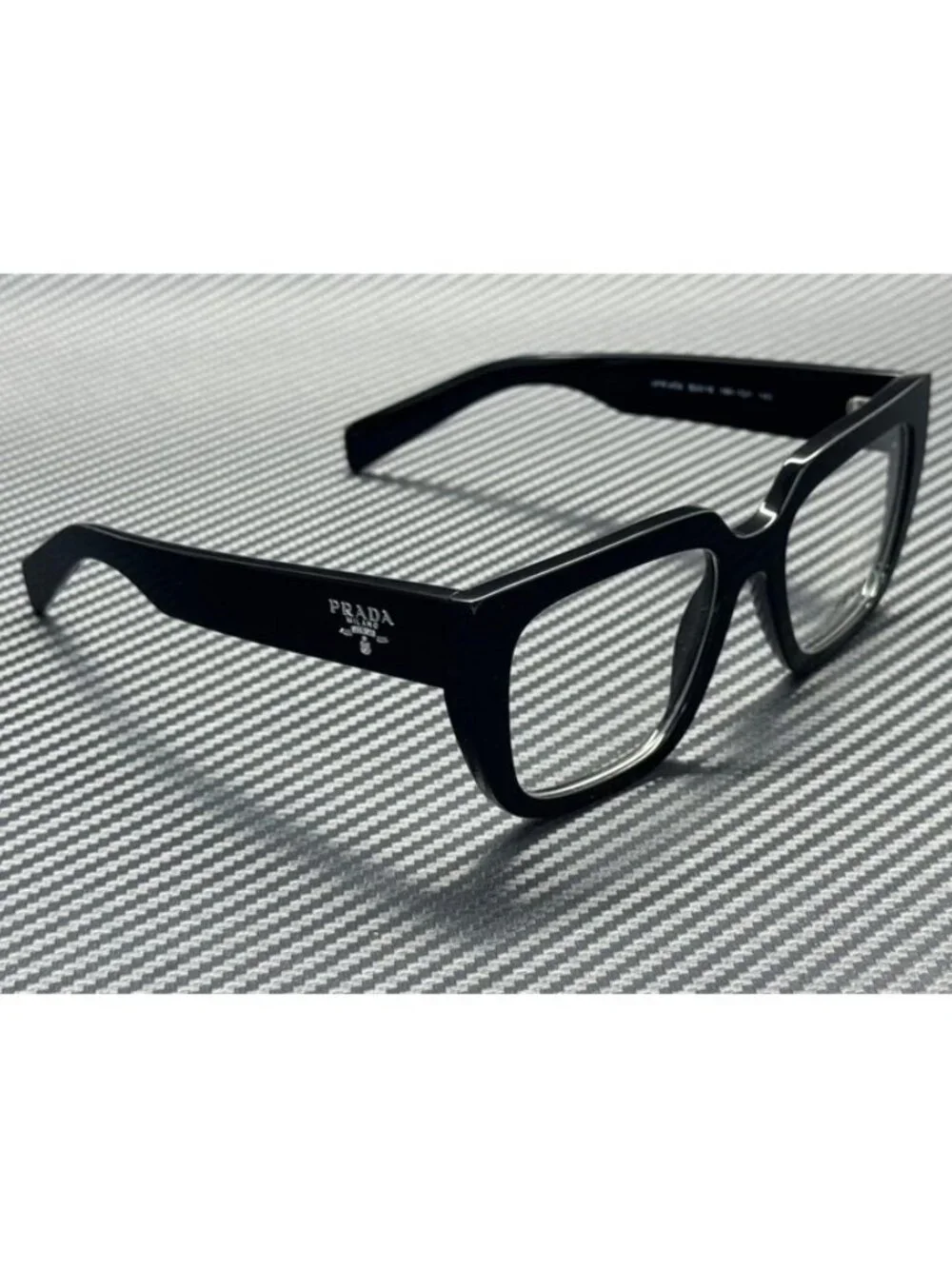 New PRADA Women Black Eyeglasses 52-18-140